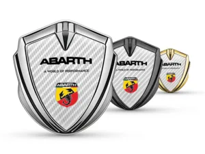 Fiat Abarth Emblem Silikon Abzeichen Moderner Look High-End Stil
